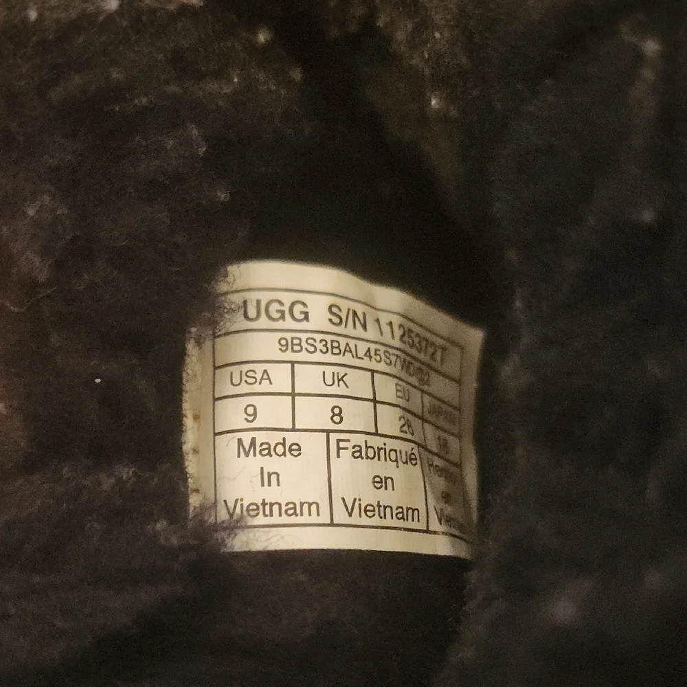 UGG Kids Black Short Classic Boot